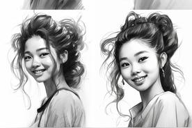 不到一分钟:如何用MIDjourney快速绘制超逼真的素描-Ai设计师学院