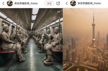 沙尘中，兵马俑坐地铁上班:未来我们在美术馆里只能看到AI作品吗?-Ai设计师学院