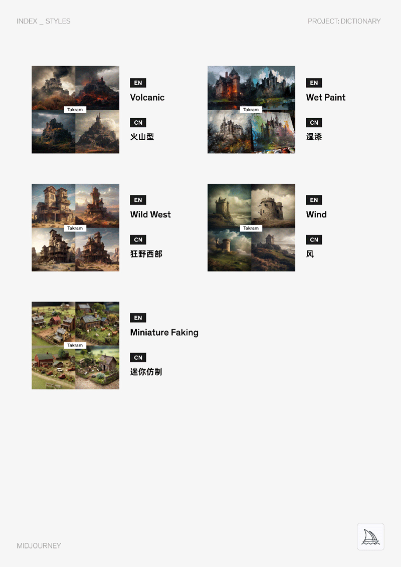 Midjourney中英双语图文Prompt指令辞典