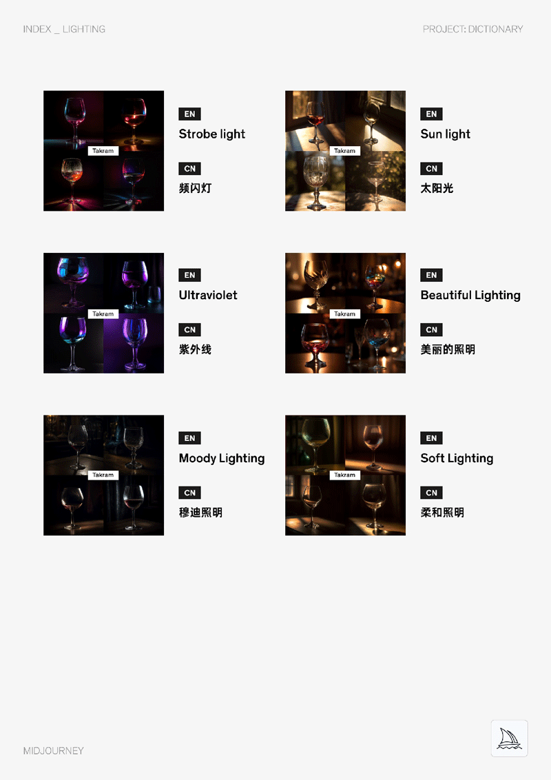 Midjourney中英双语图文Prompt指令辞典