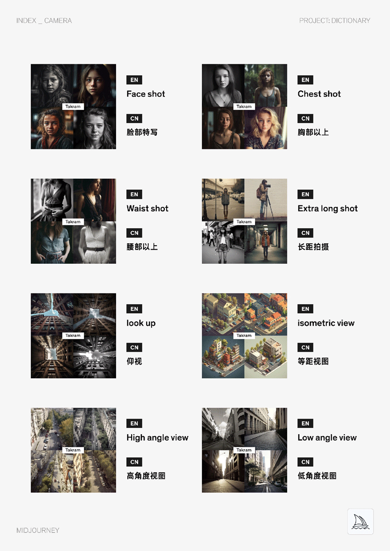 Midjourney中英双语图文Prompt指令辞典