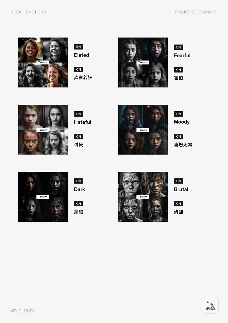 Midjourney中英双语图文Prompt指令辞典