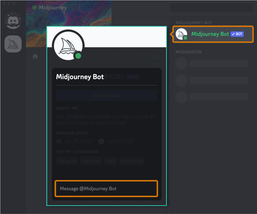 Midjourney Discord的使用手册