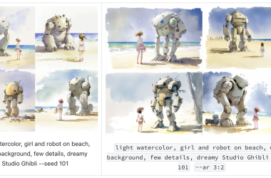 Midjourney seed解释，并附有例子-Ai设计师学院