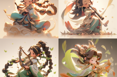 案例分享|Midjourney生成盲盒设计-中国风-Ai设计师学院