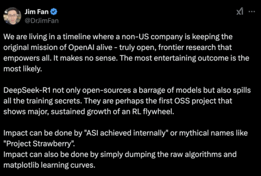 DeepSeek开源推理大模型R1：纯强化学习实现接近OpenAI o1水平，成本降至1/30