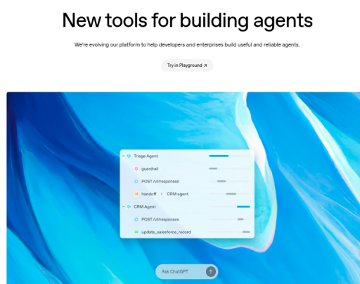 2025年将是智能体爆发年?OpenAI放大招 全新开发工具上线