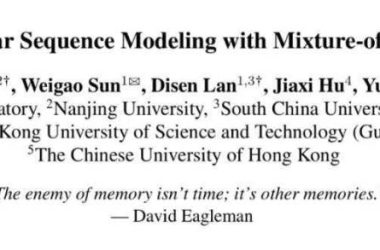 上海AI Lab重磅发布Mixture-of-Memories，为线性注意力添上稀疏记忆新翼-Ai设计师学院