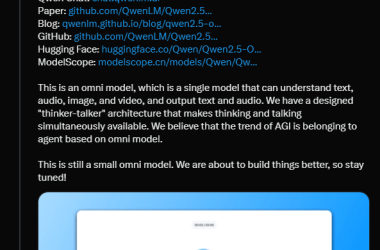 Qwen2.5-Omni开源，实现大模型语音视频聊天-Ai设计师学院