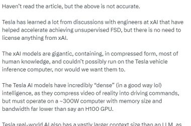 马斯克驳斥xAI用技术换特斯拉收入分成的传闻-Ai设计师学院