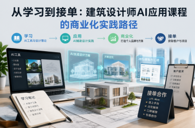 从学习到接单：建筑设计师AI应用课程的商业化实践路径-Ai创意社