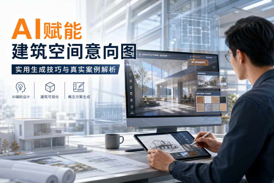 AI赋能建筑空间意向图，实用生成技巧与真实案例解析