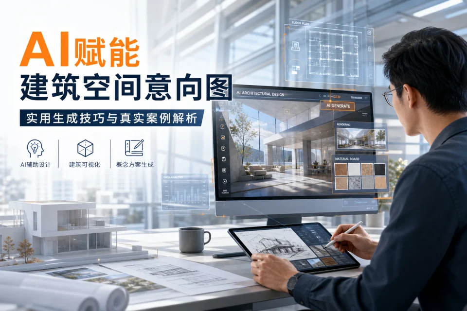 AI赋能建筑空间意向图,实用生成技巧与真实案例解析