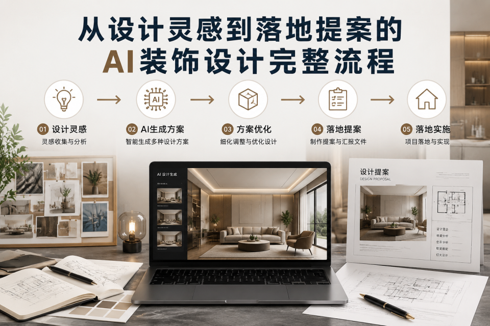 从设计灵感到落地提案的AI装饰设计完整流程