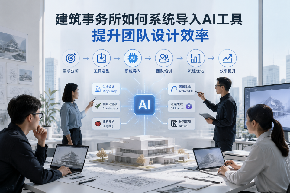 建筑事务所如何系统导入AI工具提升团队设计效率