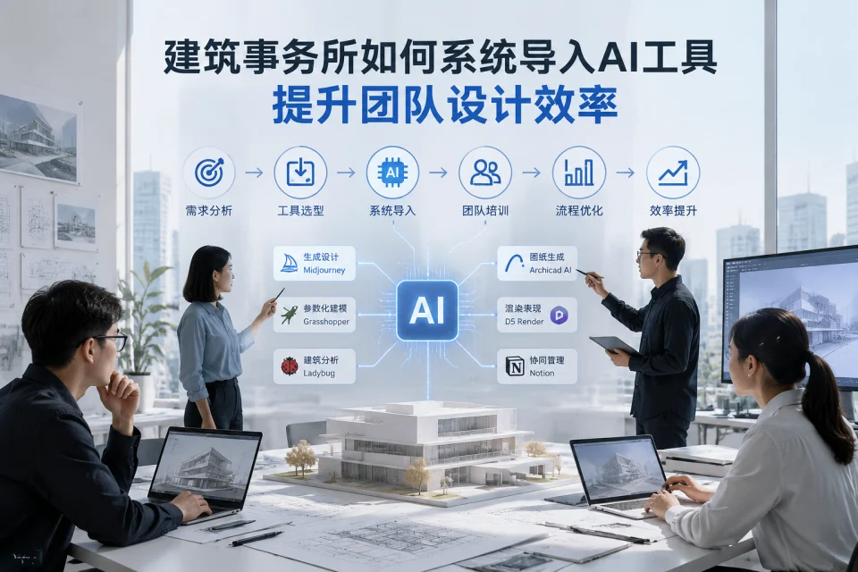 建筑事务所如何系统导入AI工具提升团队设计效率