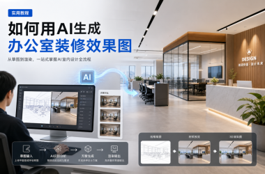 如何用AI生成办公室装修效果图？实用流程与案例演示-Ai创意社