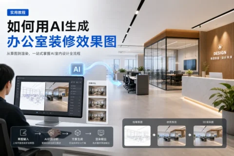 如何用AI生成办公室装修效果图？实用流程与案例演示
