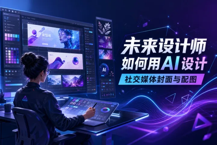 未来设计师如何用AI设计社交媒体封面与配图