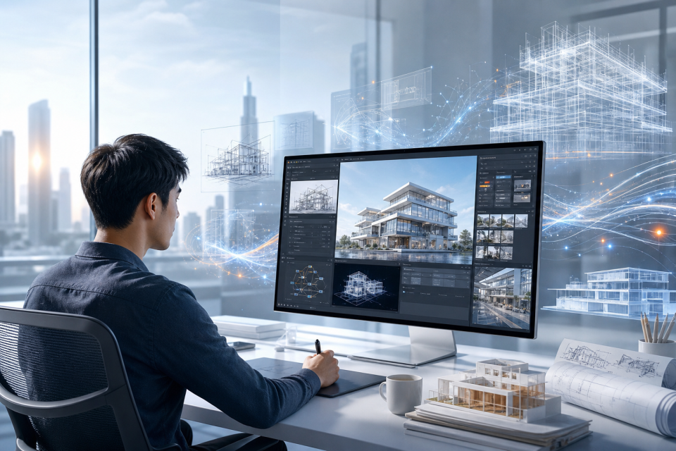 建筑设计师必学AI图像生成工具实战技巧