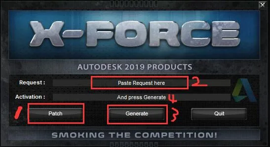 Autodesk2019全系列注册机,适合Revit2019/Navisworks2019/CAD2019等注册激活 X-FORCE免费绿色(附序列号+使用教程) 32/64位 Autodesk2019全系列注册机,适合Revit2019/Navisworks2019/CAD2019等注册激活 X-FORCE免费绿色(附序列号+使用教程) 32/64位
