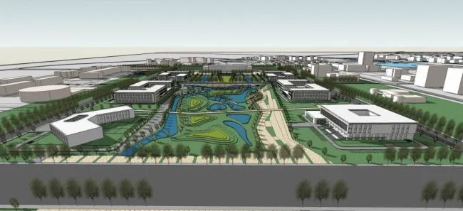 Sketchup规划模型|城市规划，现代风格，工业厂房，行政办公，居住建筑，商业金融，多层高层混合