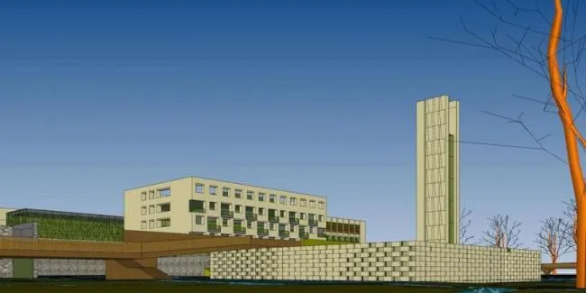 Sketchup规划模型|多层咸祥球山新村规划，现代风格
