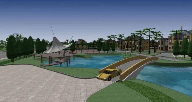 Sketchup别墅模型|多层花园洋房，居住建筑，酒店办公，联排别墅，欧式
