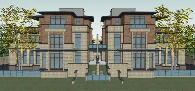 Sketchup别墅模型|别墅住宅区，欧式古典风格，居住建筑
