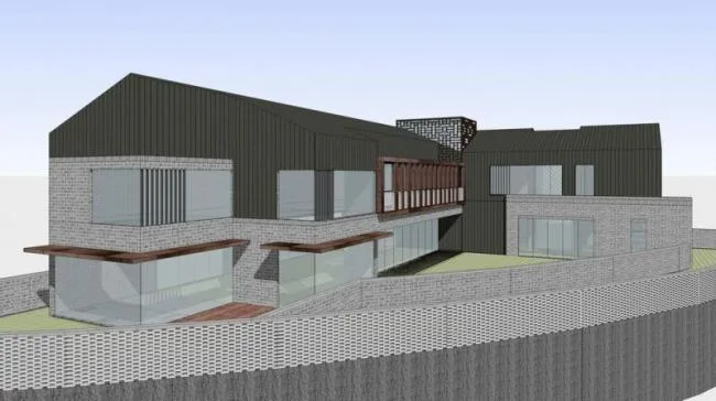 Sketchup别墅模型|独栋别墅，新中式风格