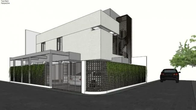 Sketchup别墅模型|独栋别墅，现代风格