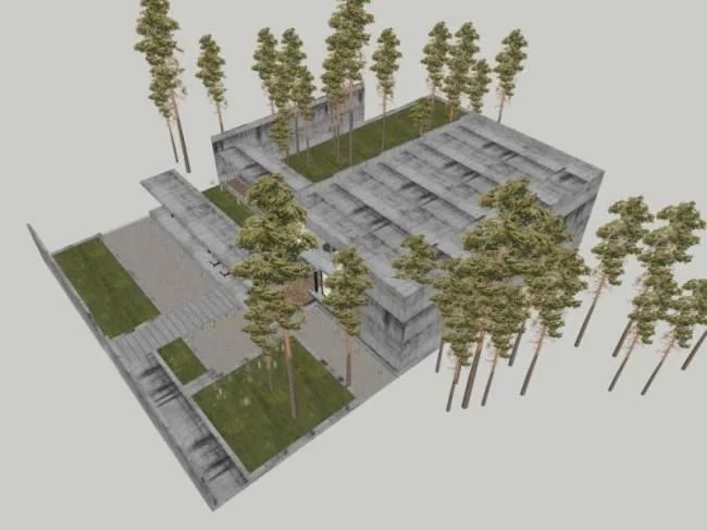 Sketchup别墅模型|独栋别墅，现代风格
