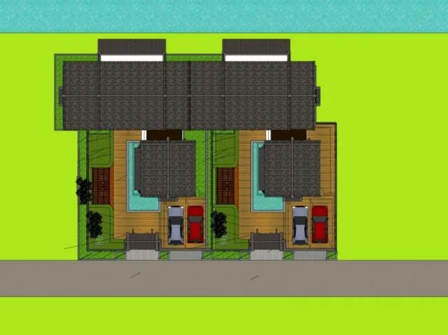 Sketchup别墅模型|独栋别墅，中式风格