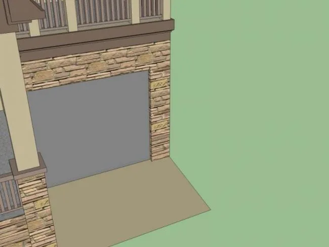 Sketchup别墅模型|独栋别墅，现代风格