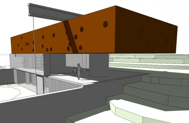 Sketchup别墅模型|波尔多住宅，别墅，现代风格