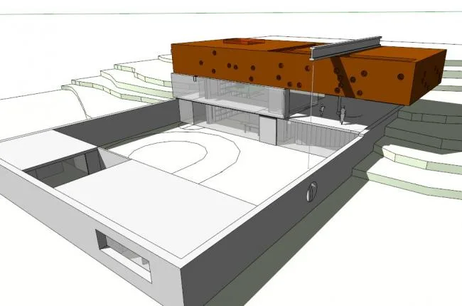 Sketchup别墅模型|波尔多住宅，别墅，现代风格