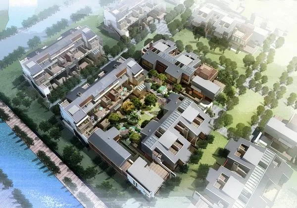 Sketchup别墅模型|别墅，现代风格