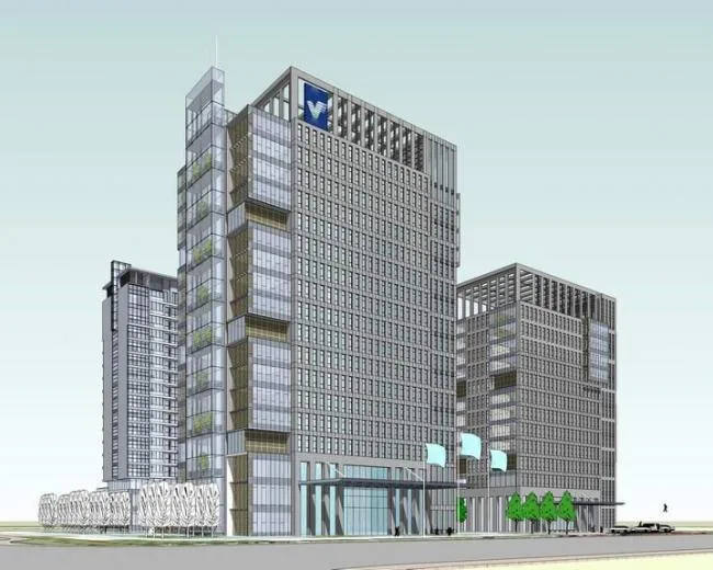 Sketchup办公模型|高层办公楼，现代风格