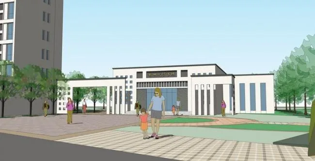 Sketchup住宅模型|多层住宅小区，中式风格，规划设计，居住建筑