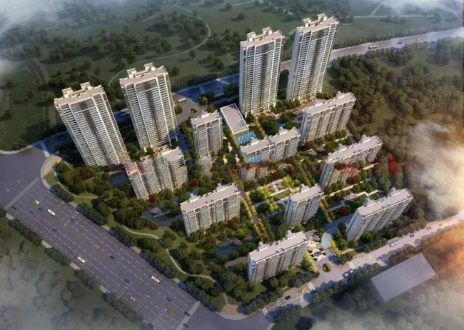 Sketchup住宅模型|售楼处，现代风格，高层住宅