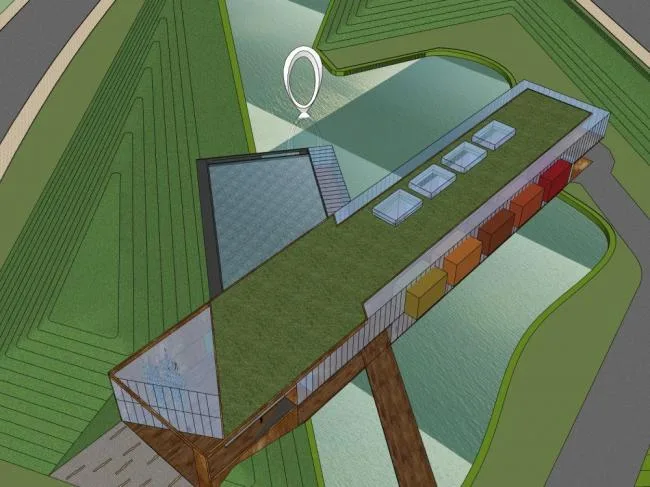 Sketchup商业模型|展示中心，现代风格，商业，娱乐休闲设施