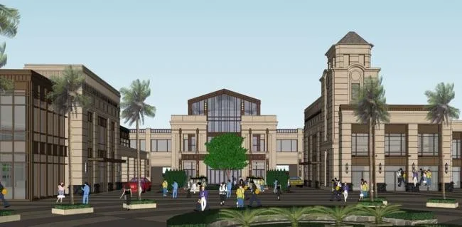 Sketchup商业模型|沿街商业，古典风格，欧式风格