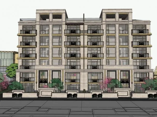 Sketchup住宅模型|多层住宅，居住建筑，现代风格