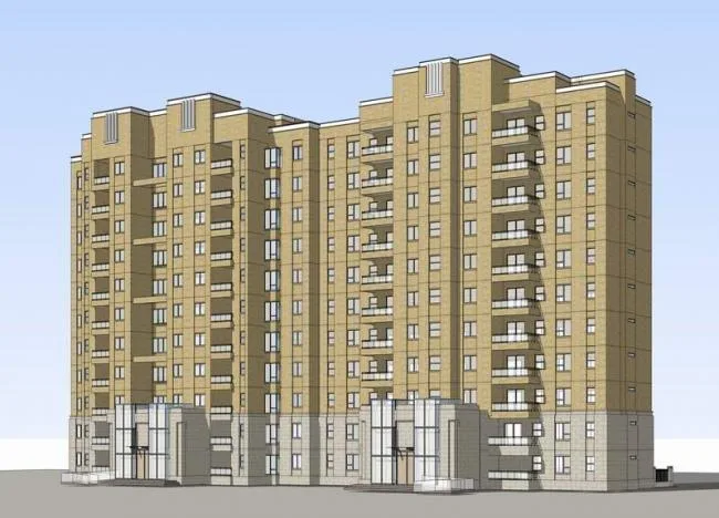 Sketchup住宅模型|中高层住宅，现代风格，居住建筑