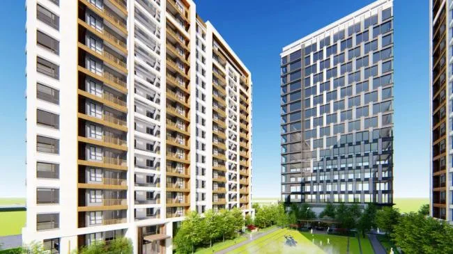 Sketchup住宅模型|高层住宅，现代风格，居住建筑