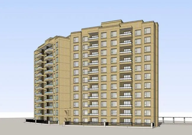 Sketchup住宅模型|中高层住宅，新古典风格，斯特恩风格，居住建筑