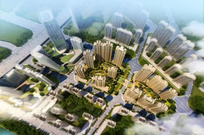 Sketchup住宅模型|高层住宅小区，现代风格，居住建筑