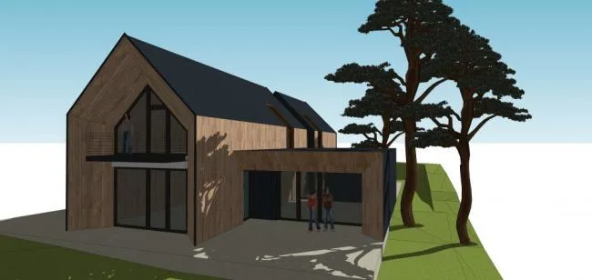 Sketchup住宅模型|小住宅，现代风格，居住建筑，别墅，花园洋房