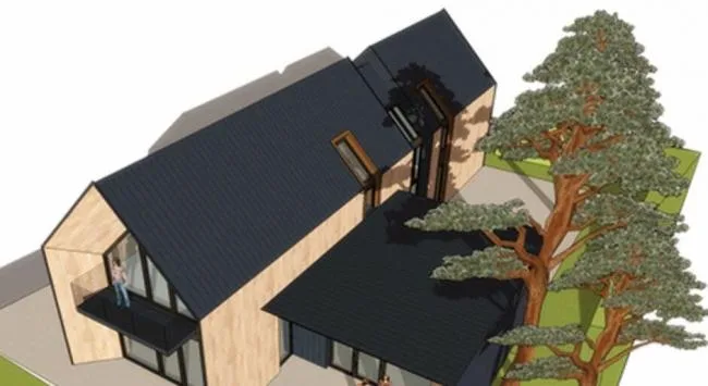 Sketchup住宅模型|小住宅，现代风格，居住建筑，别墅，花园洋房