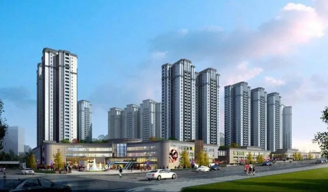 Sketchup住宅模型|遵义复烤厂，高层住宅，底层商业，居住建筑，现代风格